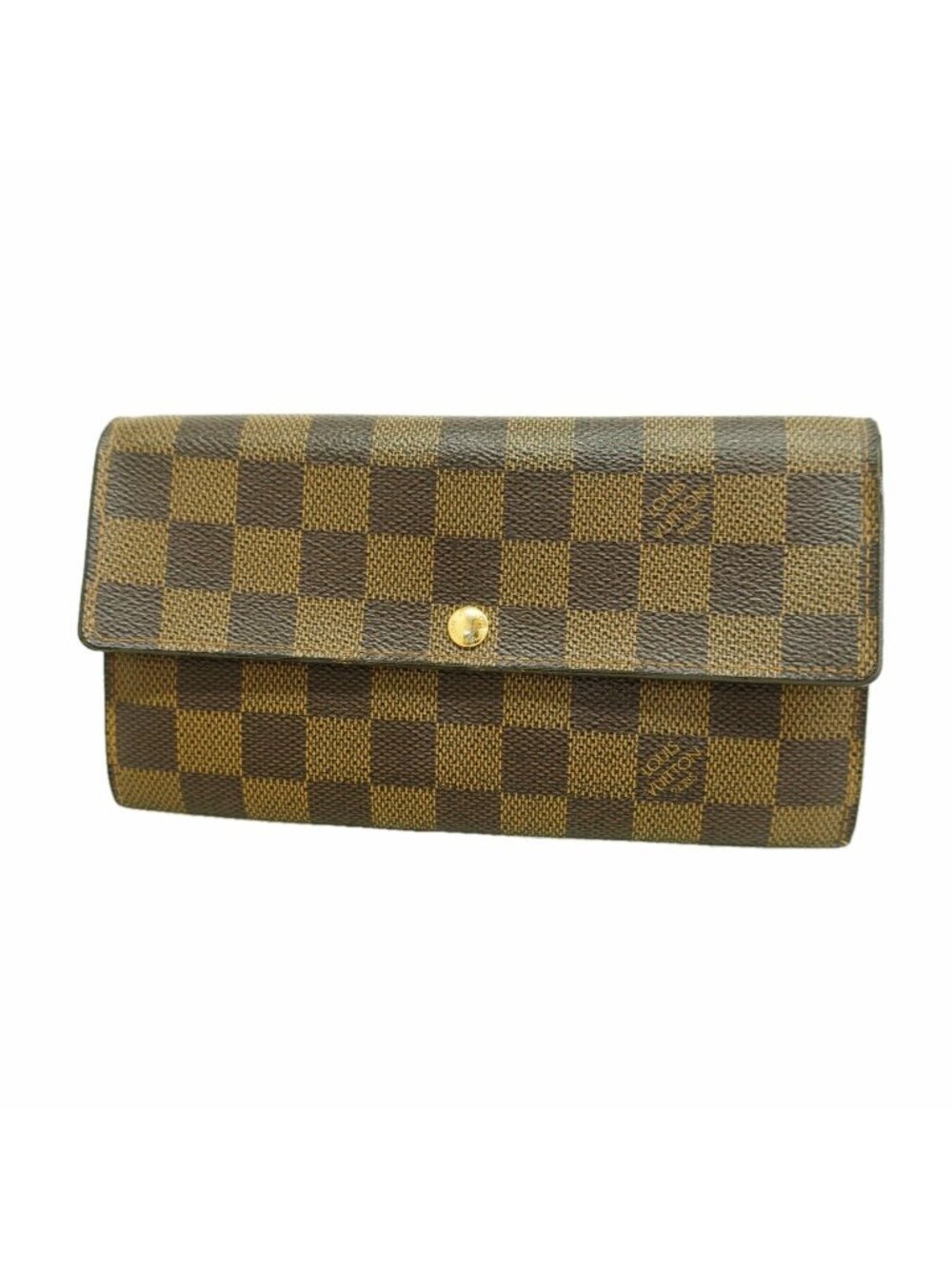 Louis Vuitton Wallet Damier Portefeuille Sarah Ebene